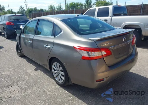 2015 Nissan Sentra Sv из США, поврежденный, VIN 3N1AB7AP1FY341282